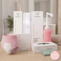 KoalaCare Hospital Ready Mum Care Bundle: Peri Care Bottle, Postpartum Care Foam, Maternity Underwear and Care Disposable Bags